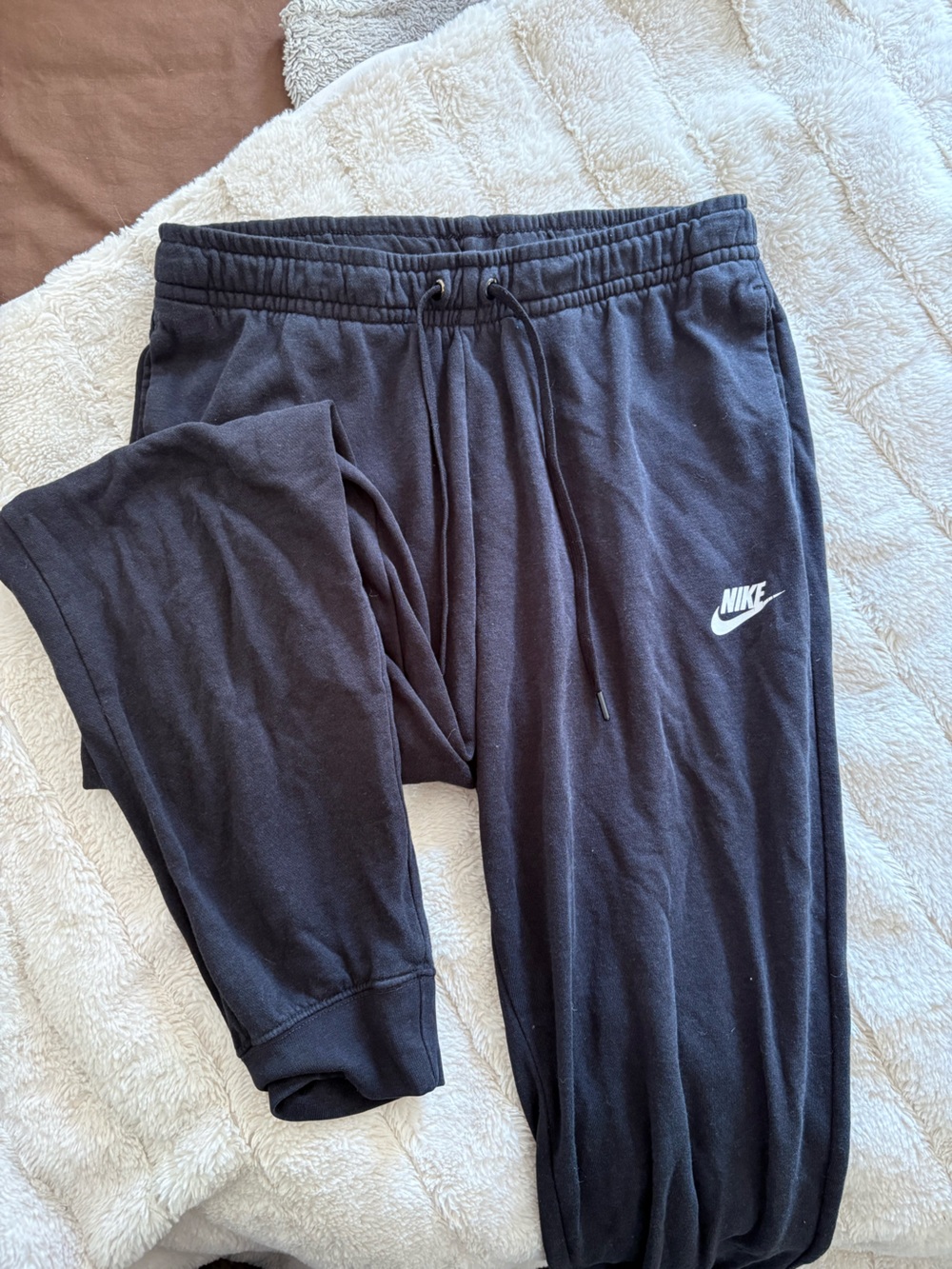 Nike Black Sweat Joggers Size-S